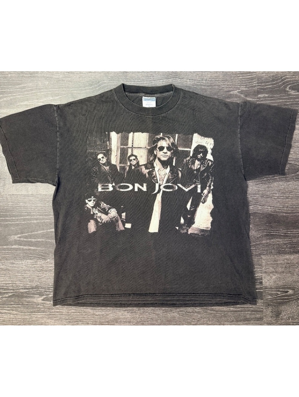 Vintage 1992 Bon Jovi Keep The Faith Brockum XL Double Sided Band T Shirt
